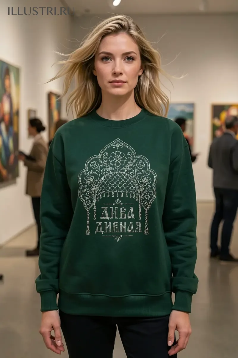 Визуализация Кокошник ДИВА ДИВНАЯ