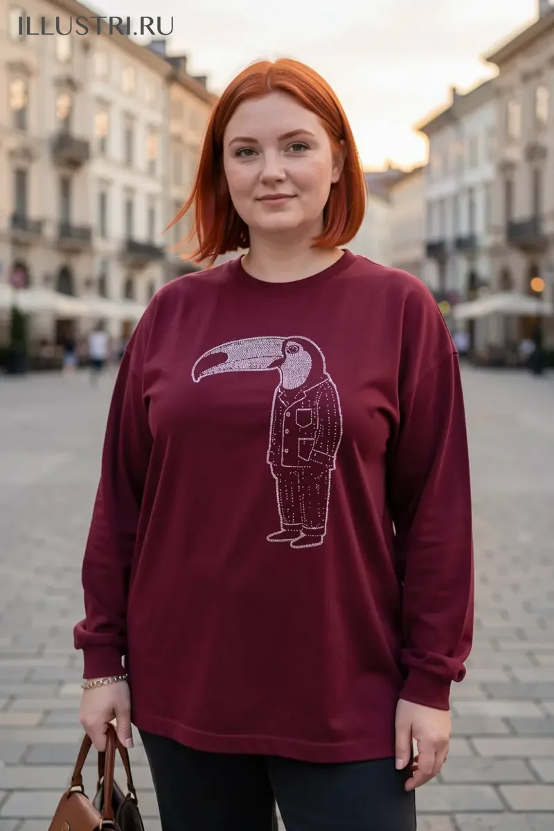 Визуализация Тукан в пижаме