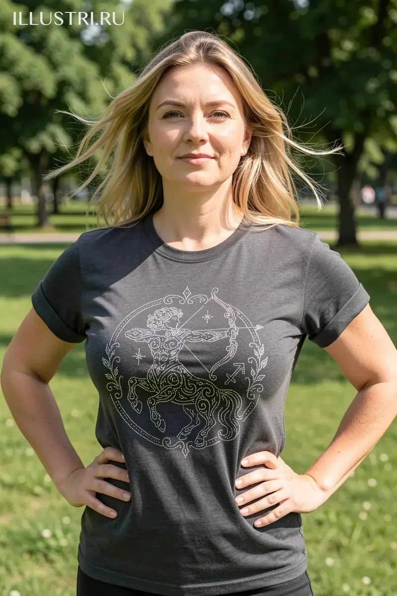 Визуализация Стрелец знак зодиака