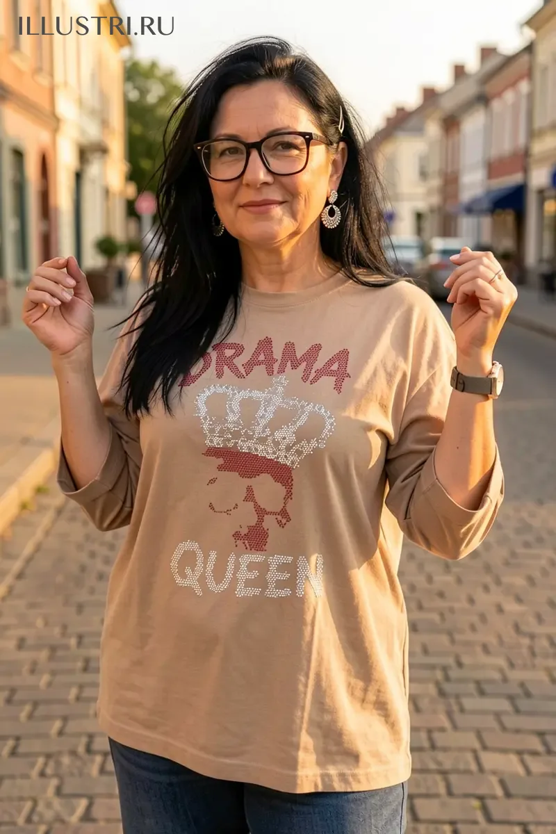 Визуализация Надпись "DRAMA QUEEN"