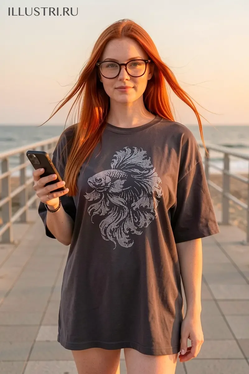 Визуализация Ажурная рыбка
