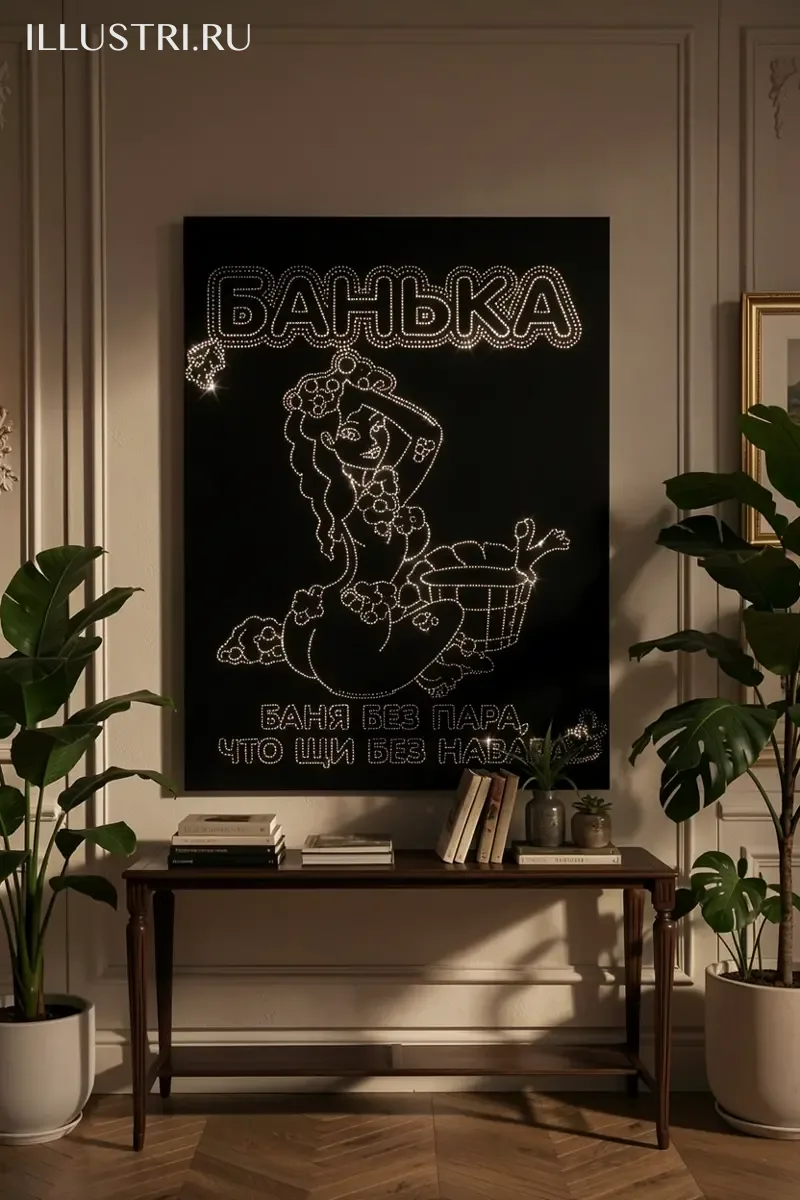Визуализация банька без пара, что щи без навара